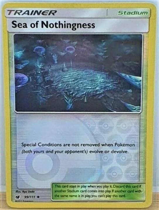 Sea of Nothingness reverse holo card front, Crimson Invasion 99/111