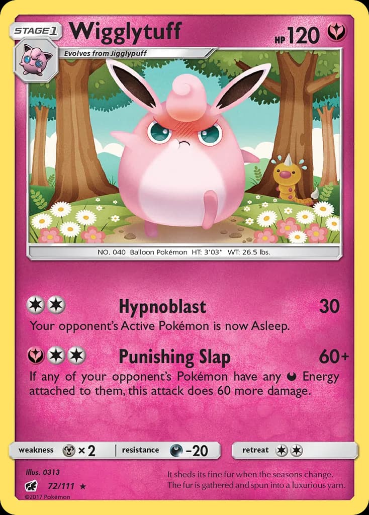 Crimson Invasion Wigglytuff card front, 72/111