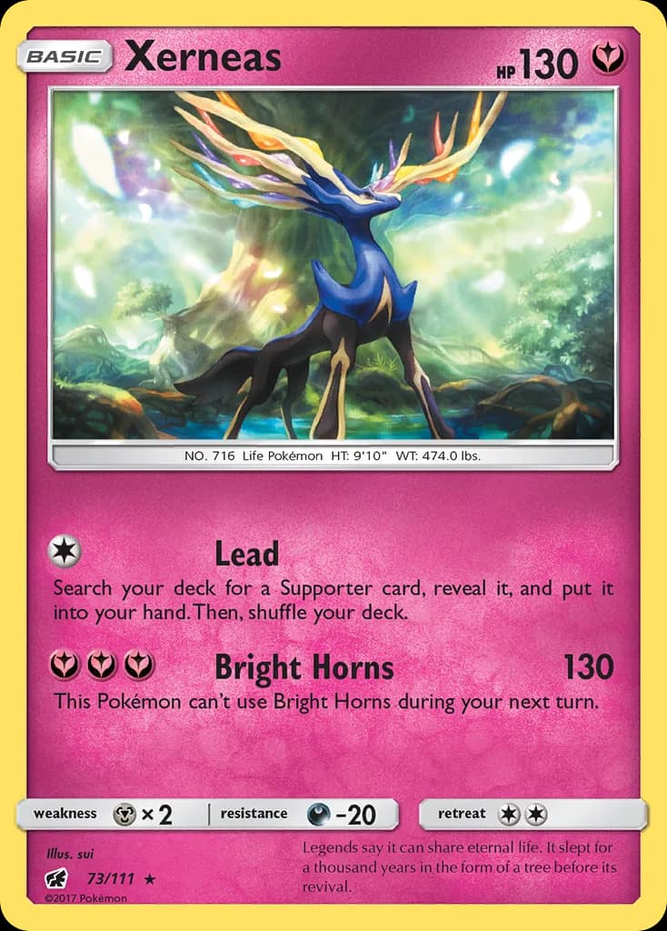 Crimson Invasion Xerneas card front, 73/111