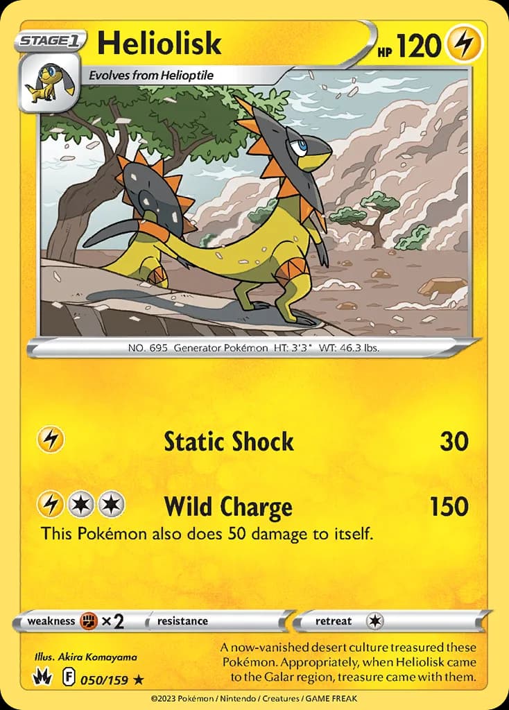Crown Zenith Heliolisk card front, 50/159