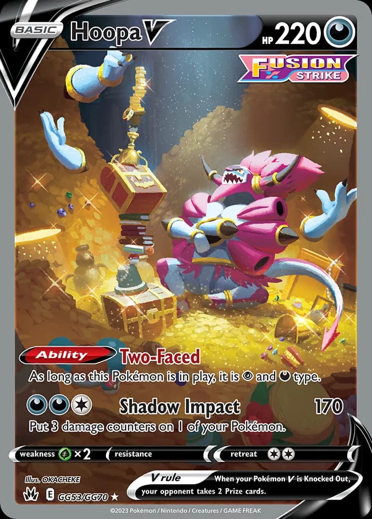 Crown Zenith Hoopa V card front, GG53/GG70