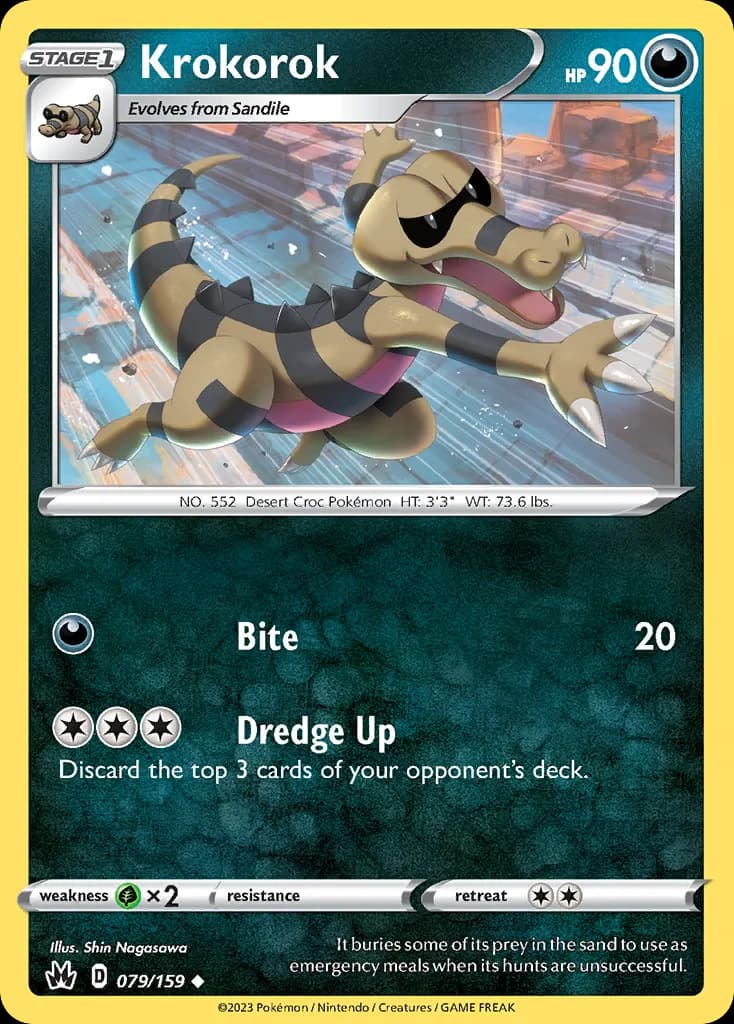 Crown Zenith Krokorok card front, 79/159