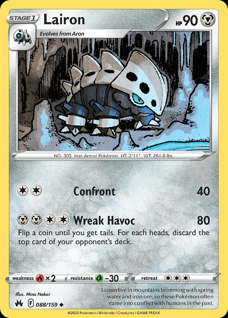 Crown Zenith Lairon card front, 88/159