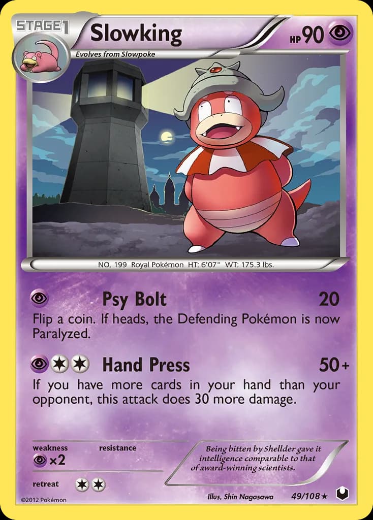 Dark Explorers Slowking card front, 49/108