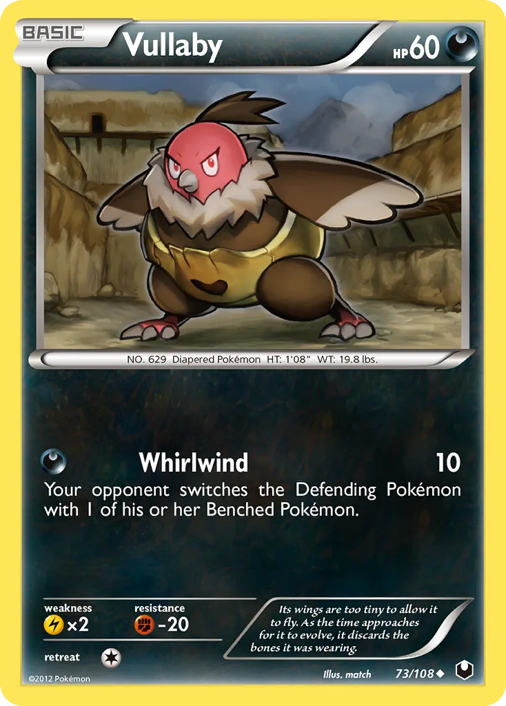 Dark Explorers Vullaby card front, 73/108