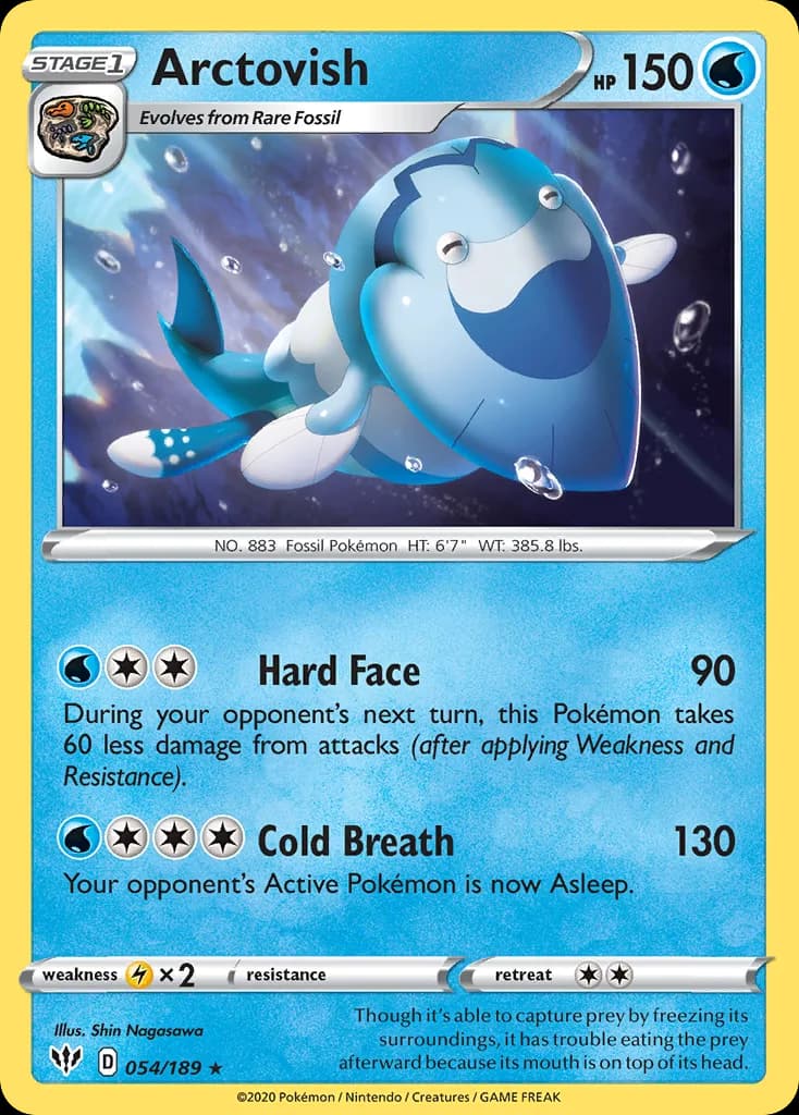 Darkness Ablaze Arctovish card front, 54/189