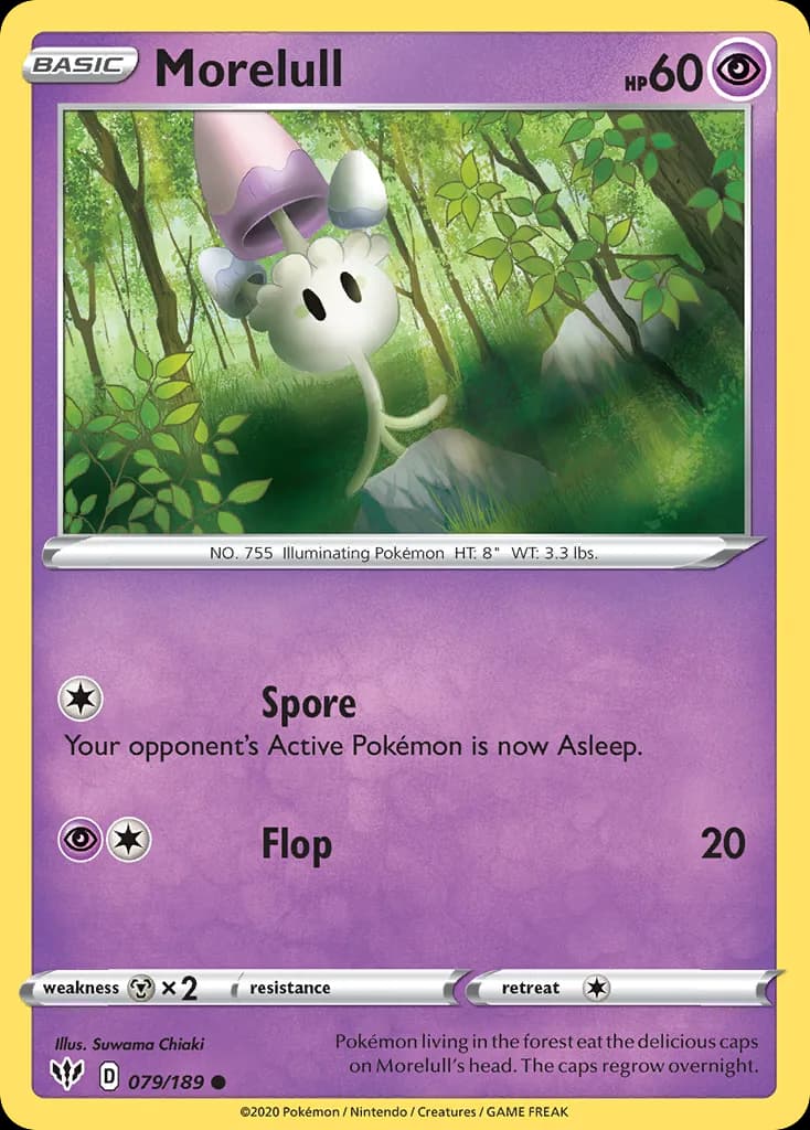 Darkness Ablaze Morelull card front, 79/189