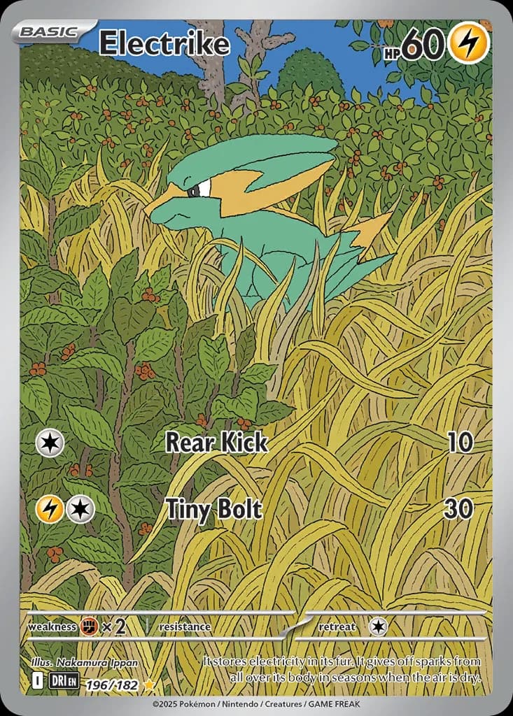 Destined Rivals Electrike card front, 196/182