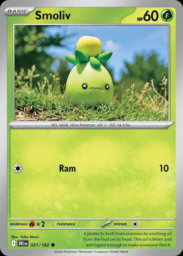 Destined Rivals Smoliv card front, 21/182