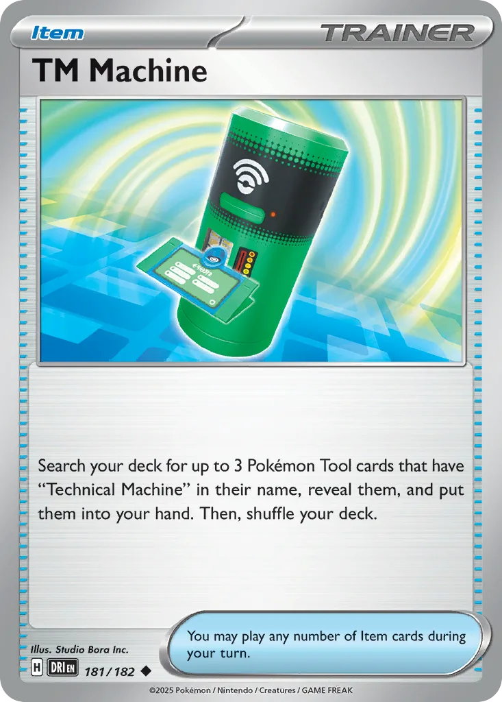 Destined Rivals TM Machine card front, 181/182
