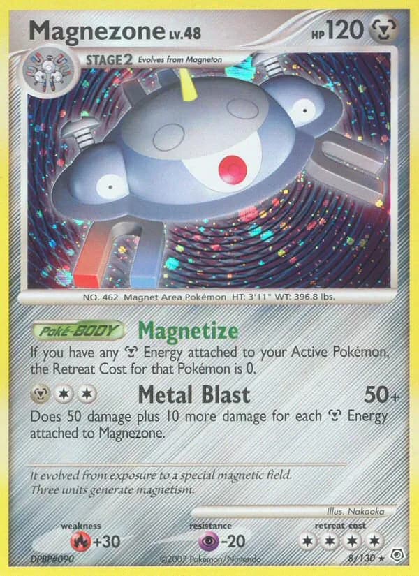 Diamond & Pearl Magnezone card front, 8/130