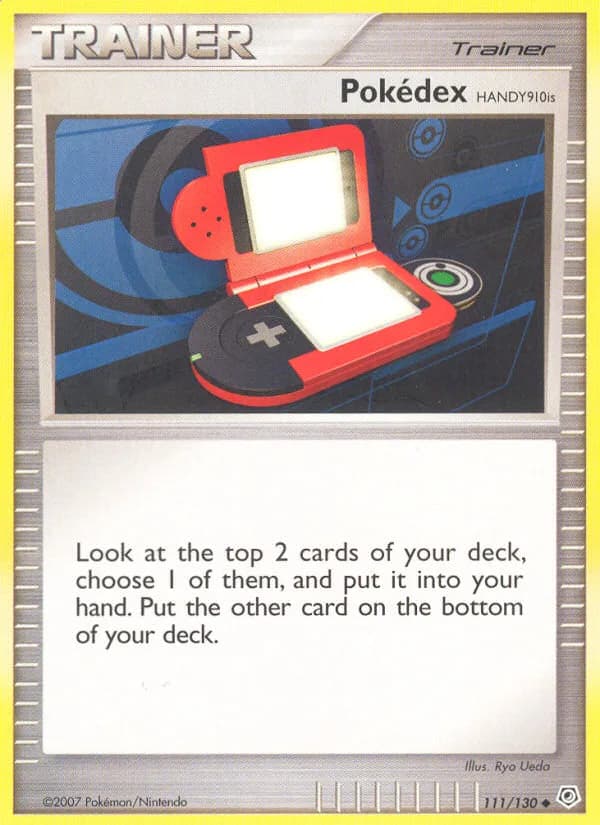 Diamond & Pearl Pokédex HANDY910is card front, 111/130