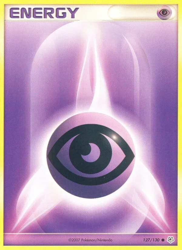 Diamond & Pearl Psychic Energy card front, 127/130
