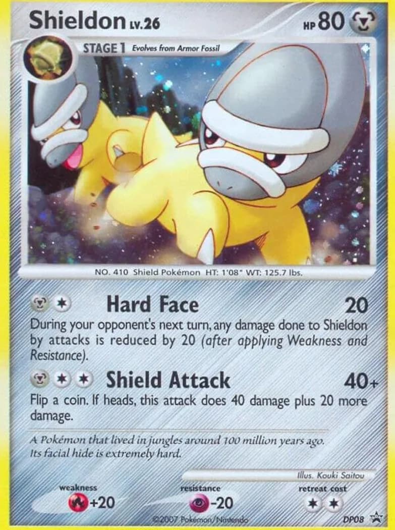 Shieldon card front, DP Black Star Promos DP08