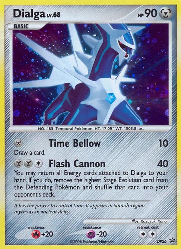 DP Black Star Promos Dialga card front, DP26