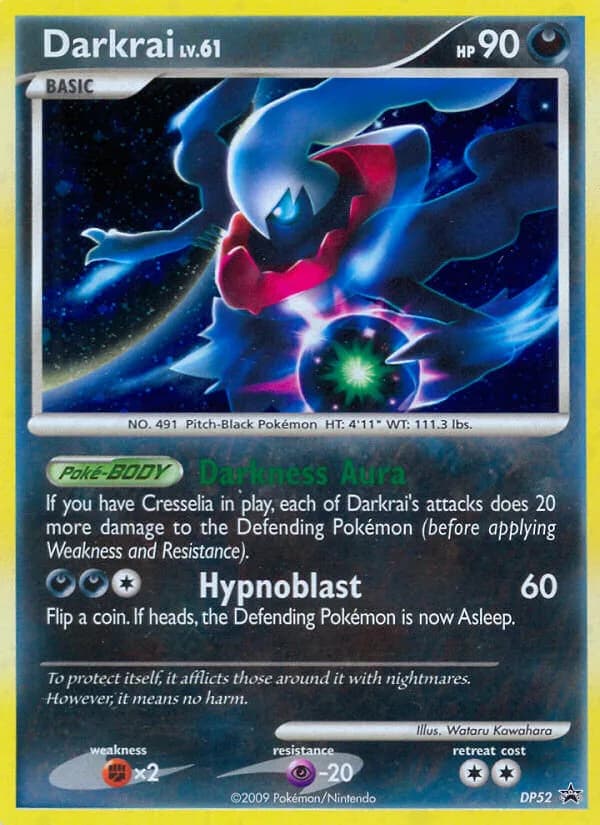 DP Black Star Promos Darkrai card front, DP52