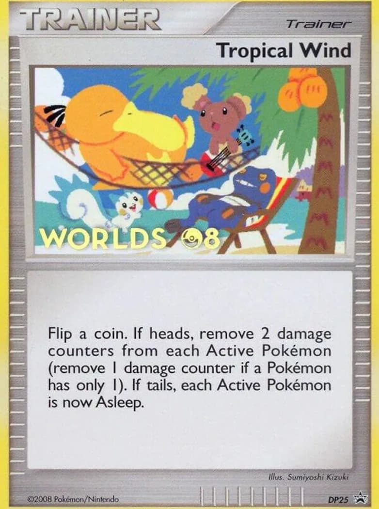 Tropical Wind card front, DP Black Star Promos DP25
