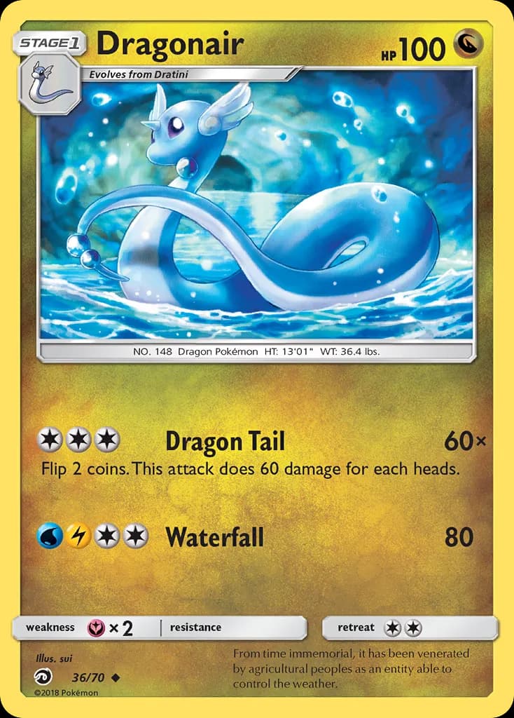 Dragonair card front, Dragon Majesty 36/70