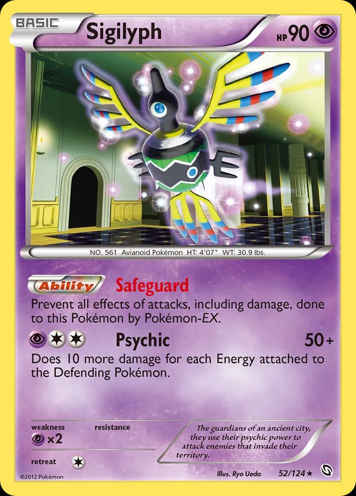 Dragons Exalted Sigilyph card front, 52/124