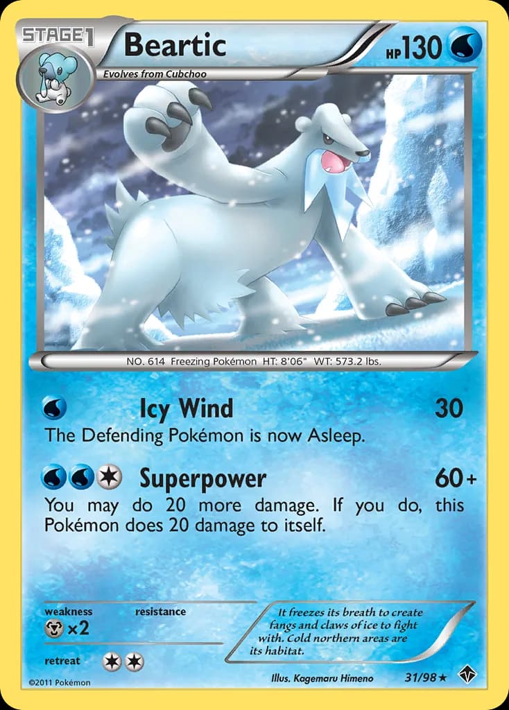 Emerging Powers Beartic card front, 31/98