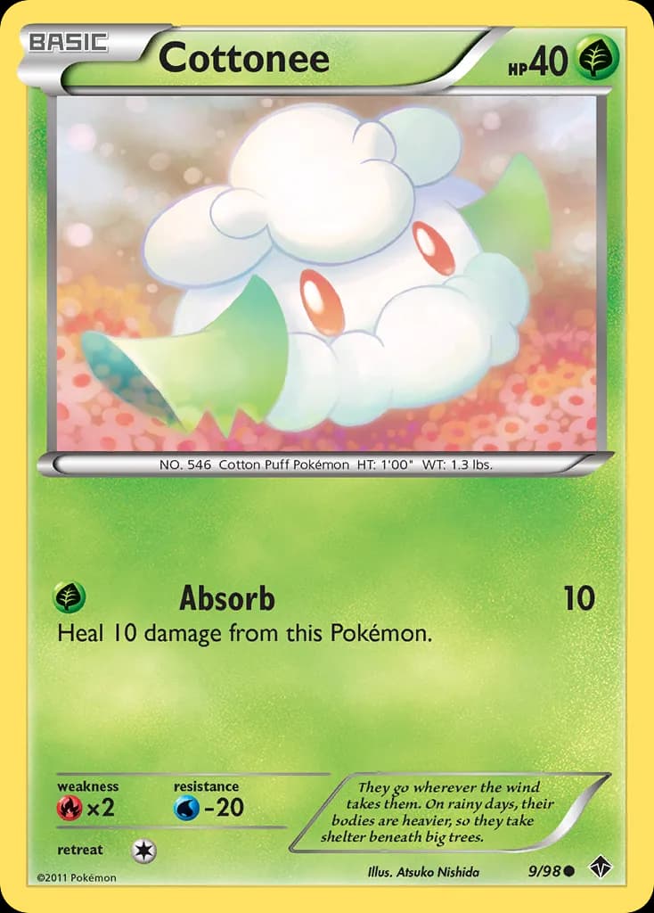 Emerging Powers Cottonee card front, 9/98