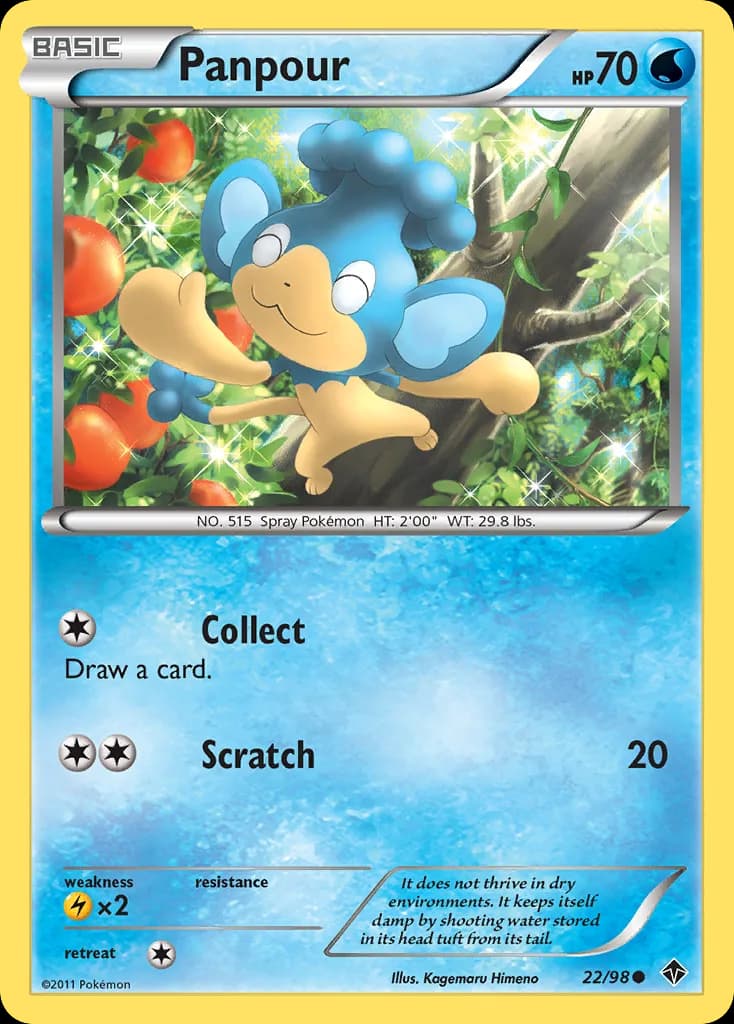 Emerging Powers Panpour card front, 22/98