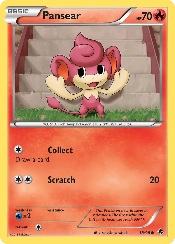 Emerging Powers Pansear card front, 18/98