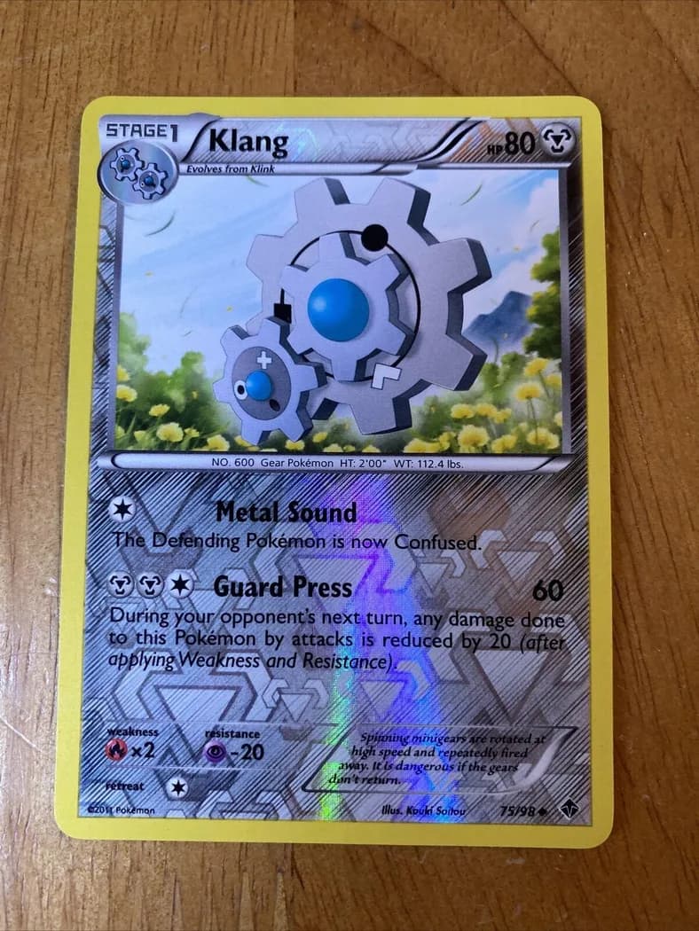 Klang reverse holo card front, Emerging Powers 75/98