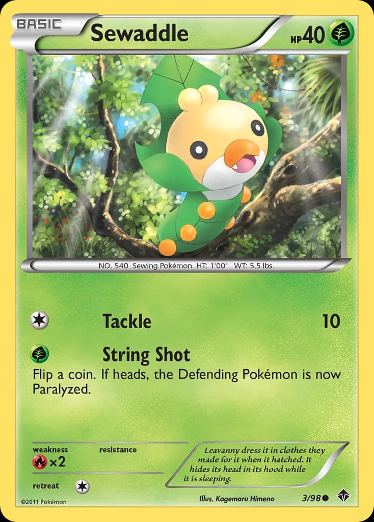 Emerging Powers Sewaddle card front, 3/98