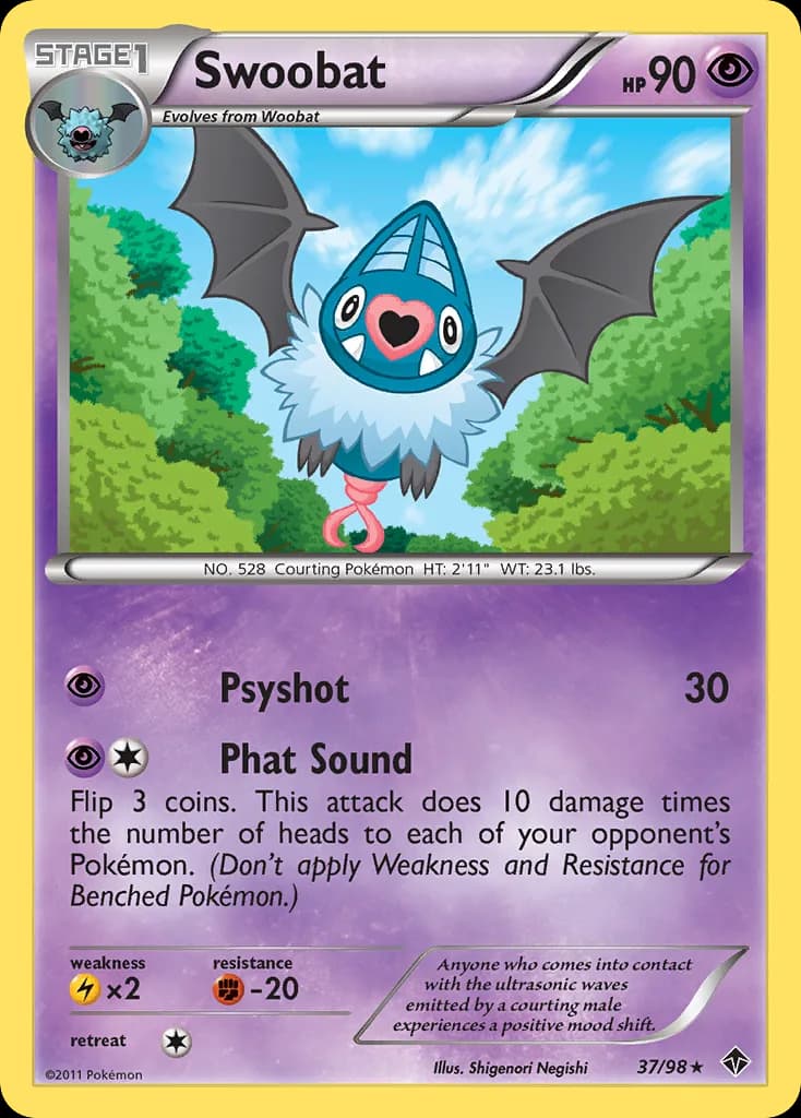 Emerging Powers Swoobat card front, 37/98