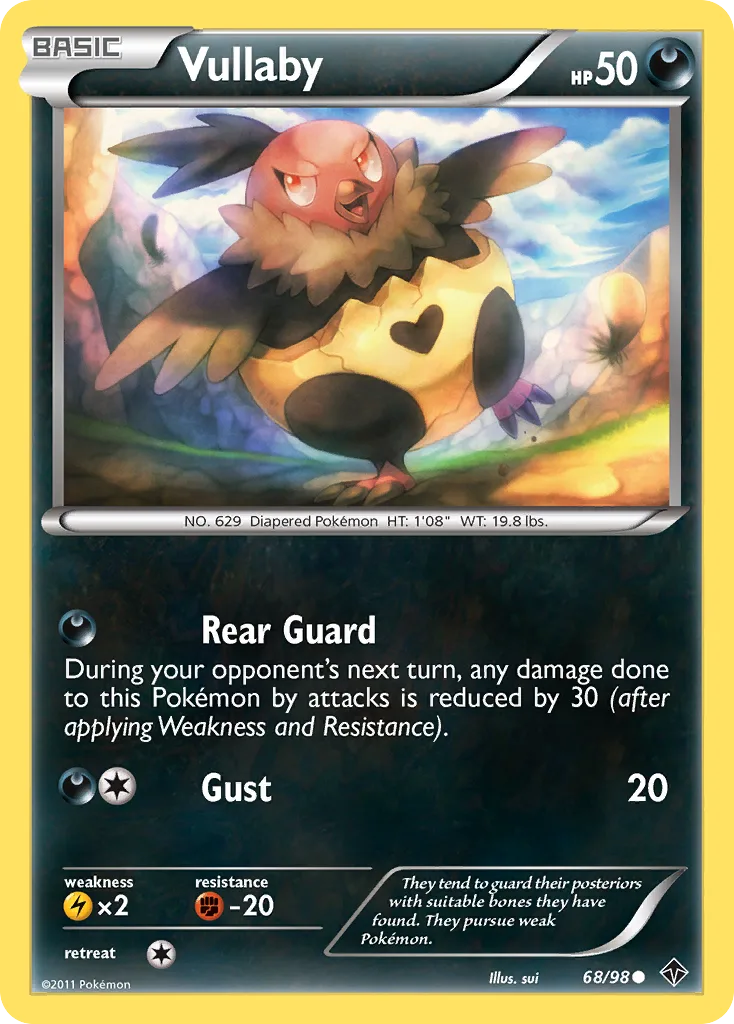Emerging Powers Vullaby card front, 68/98
