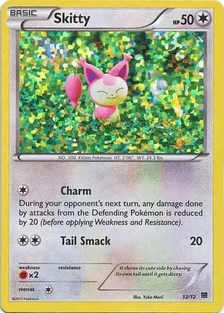 Skitty, McDonald's Collection 2015 12/12, English card reference; edition and finish may differ