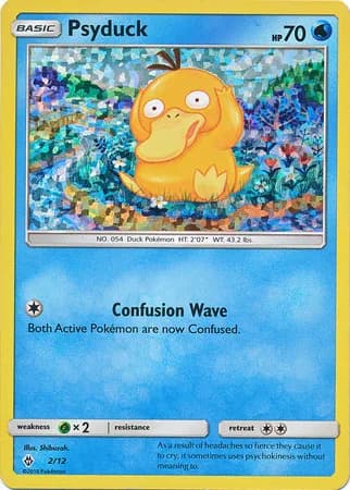 Psyduck, McDonald's Collection 2018 2/12, English card reference; edition and finish may differ