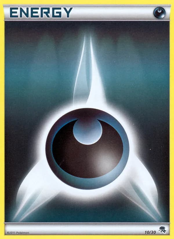 Darkness Energy, BW trainer Kit (Zoroark) 10/30, English card reference; edition and finish may differ