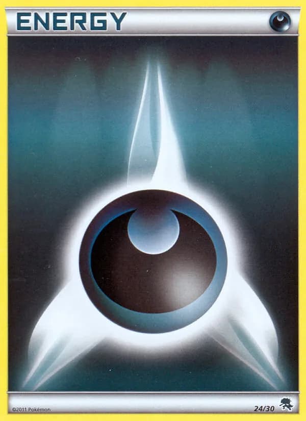 Darkness Energy, BW trainer Kit (Zoroark) 24/30, English card reference; edition and finish may differ