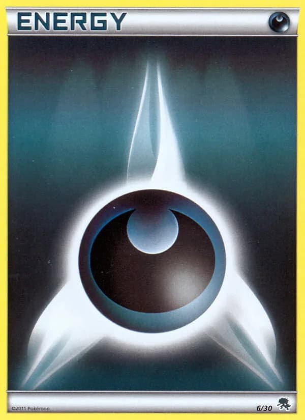 Darkness Energy, BW trainer Kit (Zoroark) 6/30, English card reference; edition and finish may differ
