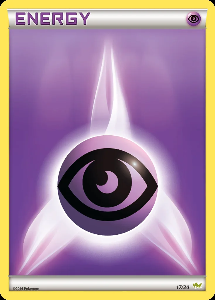 Psychic Energy, XY trainer Kit (Noivern) 17/30, English card reference; edition and finish may differ