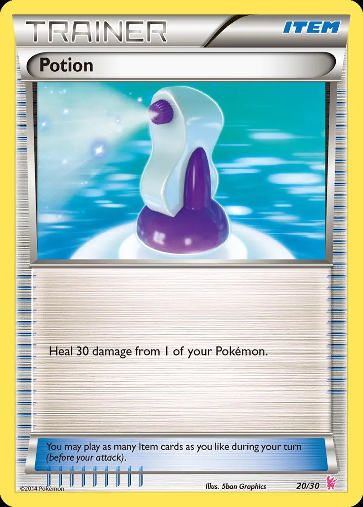 Potion, XY trainer Kit (Sylveon) 20/30, English card reference; edition and finish may differ