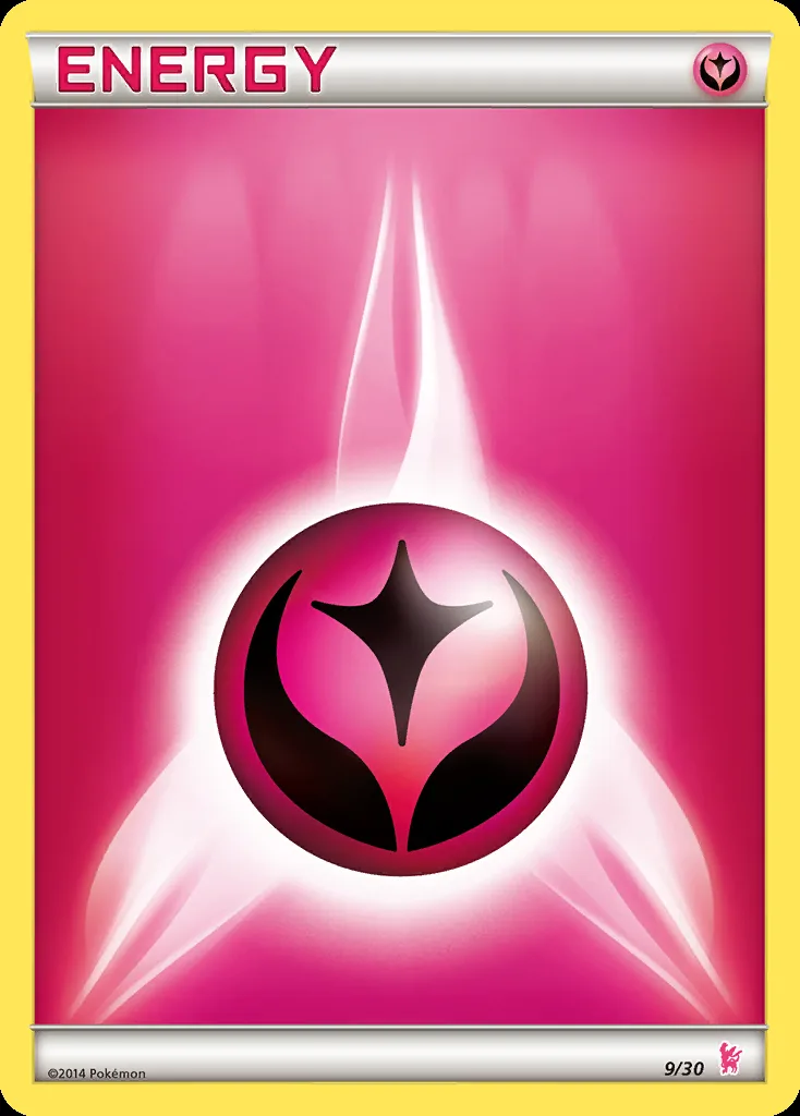 Fairy Energy, XY trainer Kit (Sylveon) 9/30, English card reference; edition and finish may differ