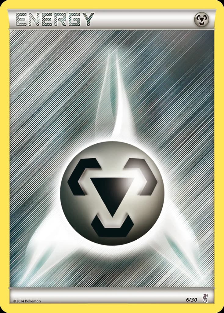 Metal Energy, XY trainer Kit (Bisharp) 6/30, English card reference; edition and finish may differ