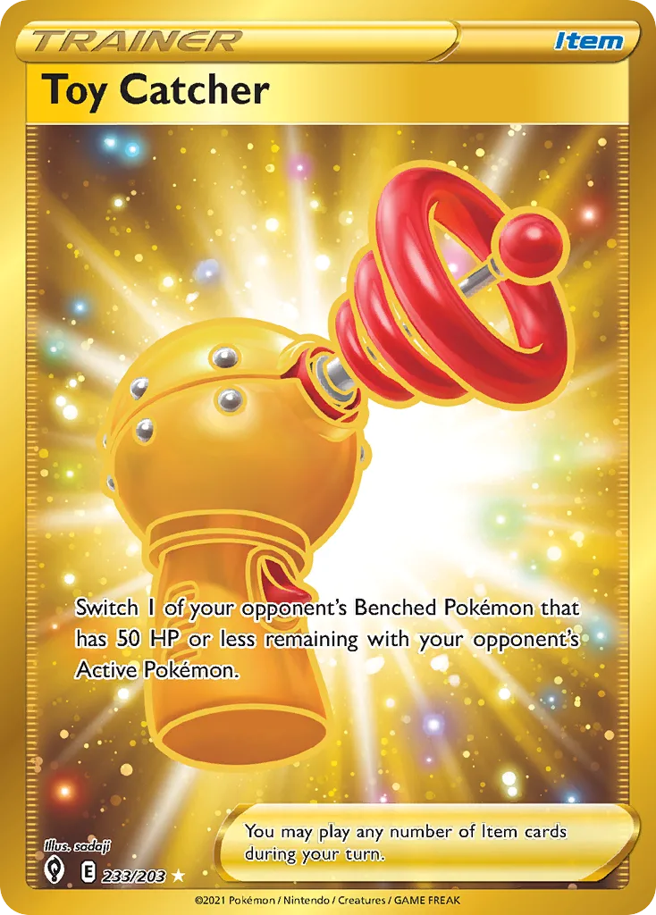 Evolving Skies Toy Catcher card front, 233/203