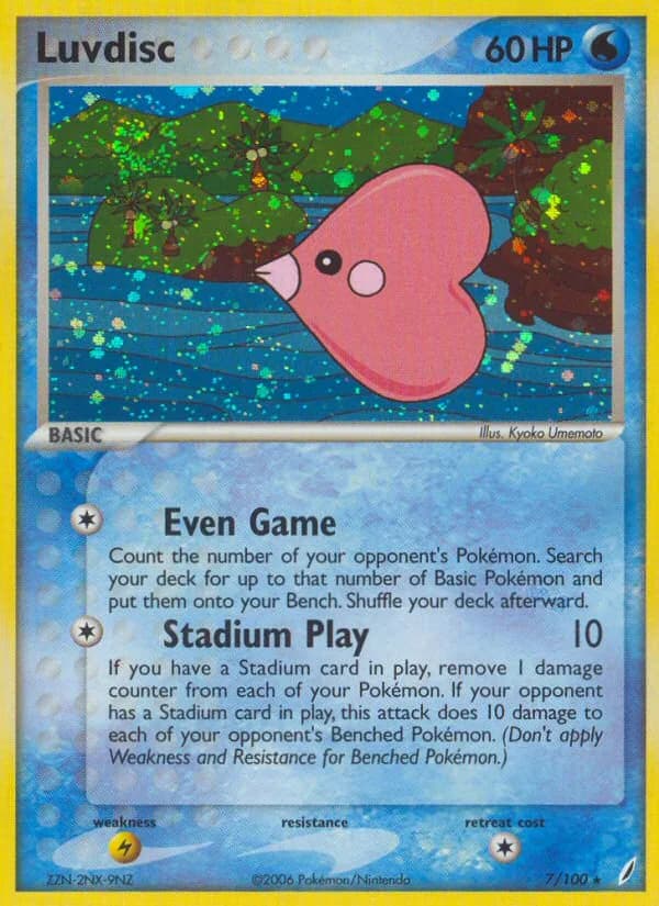 Luvdisc card front, EX Crystal Guardians 7/100