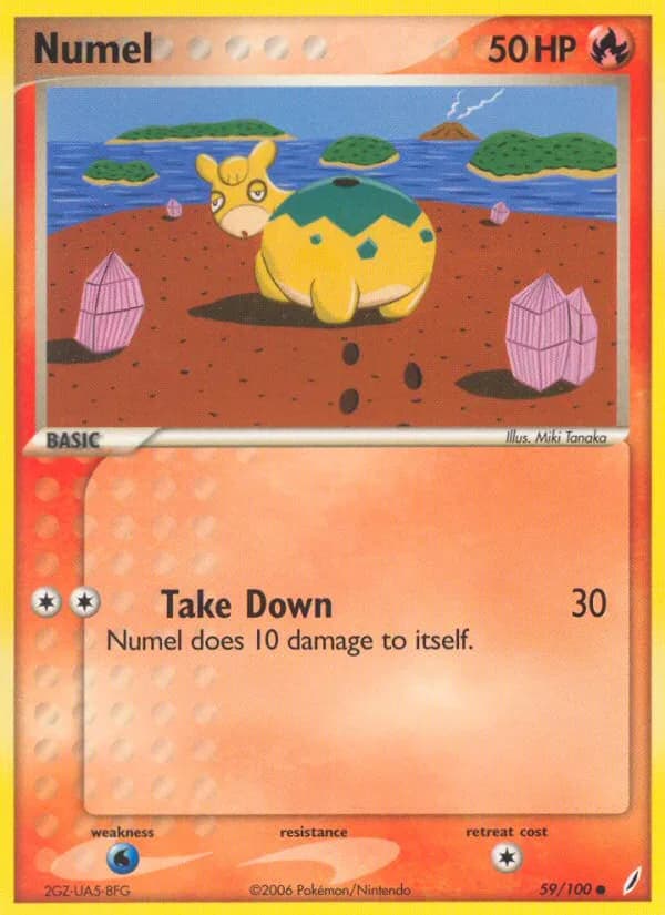 Numel card front, EX Crystal Guardians 59/100