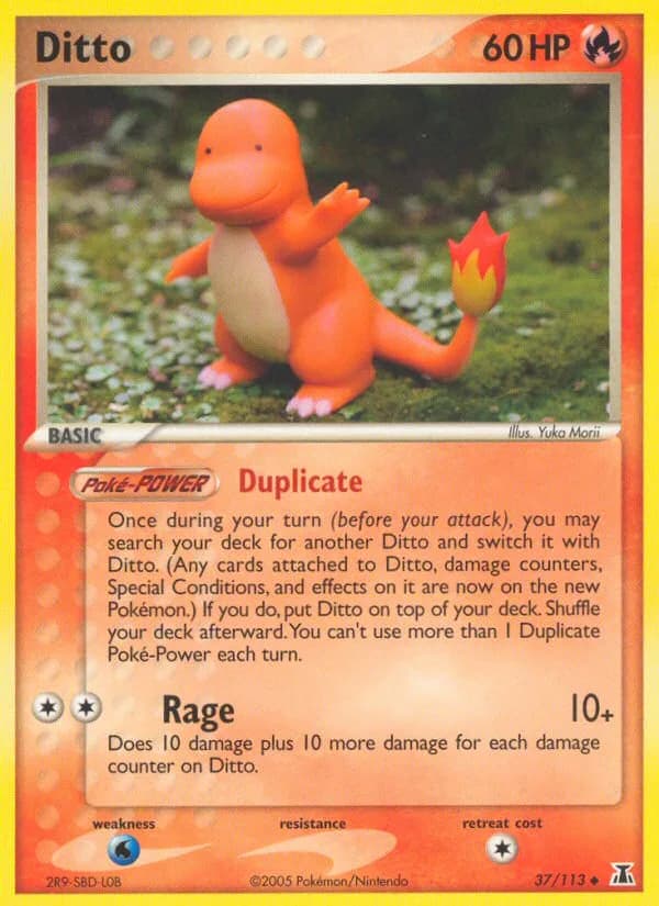 Ditto card front, EX Delta Species 37/113