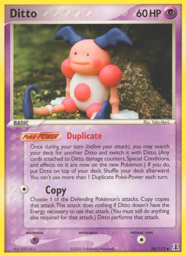 Ditto card front, EX Delta Species 38/113