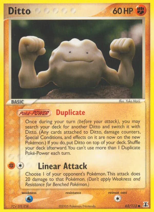 Ditto card front, EX Delta Species 62/113