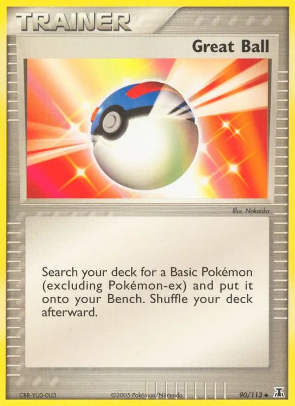 Great Ball card front, EX Delta Species 90/113