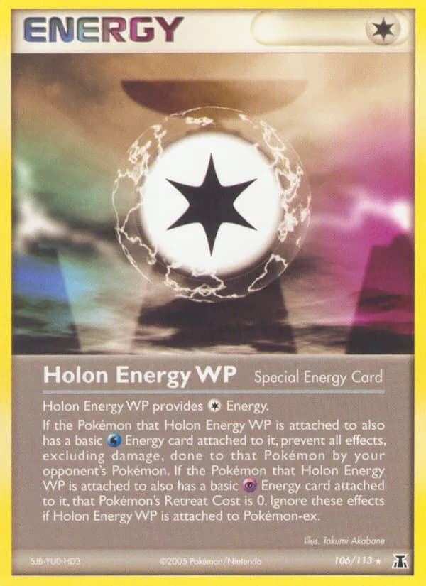 Holon Energy WP card front, EX Delta Species 106/113