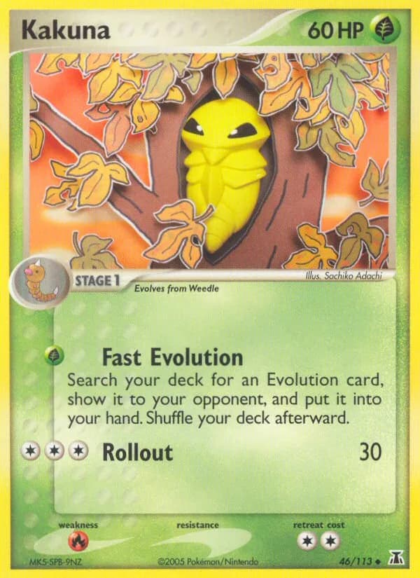 Kakuna card front, EX Delta Species 46/113