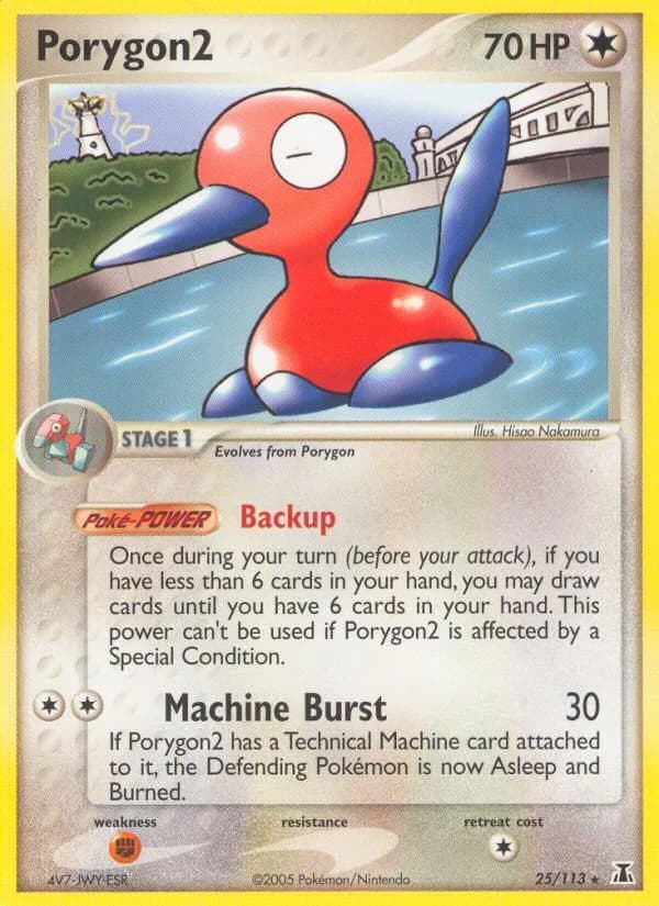 Porygon2 card front, EX Delta Species 25/113